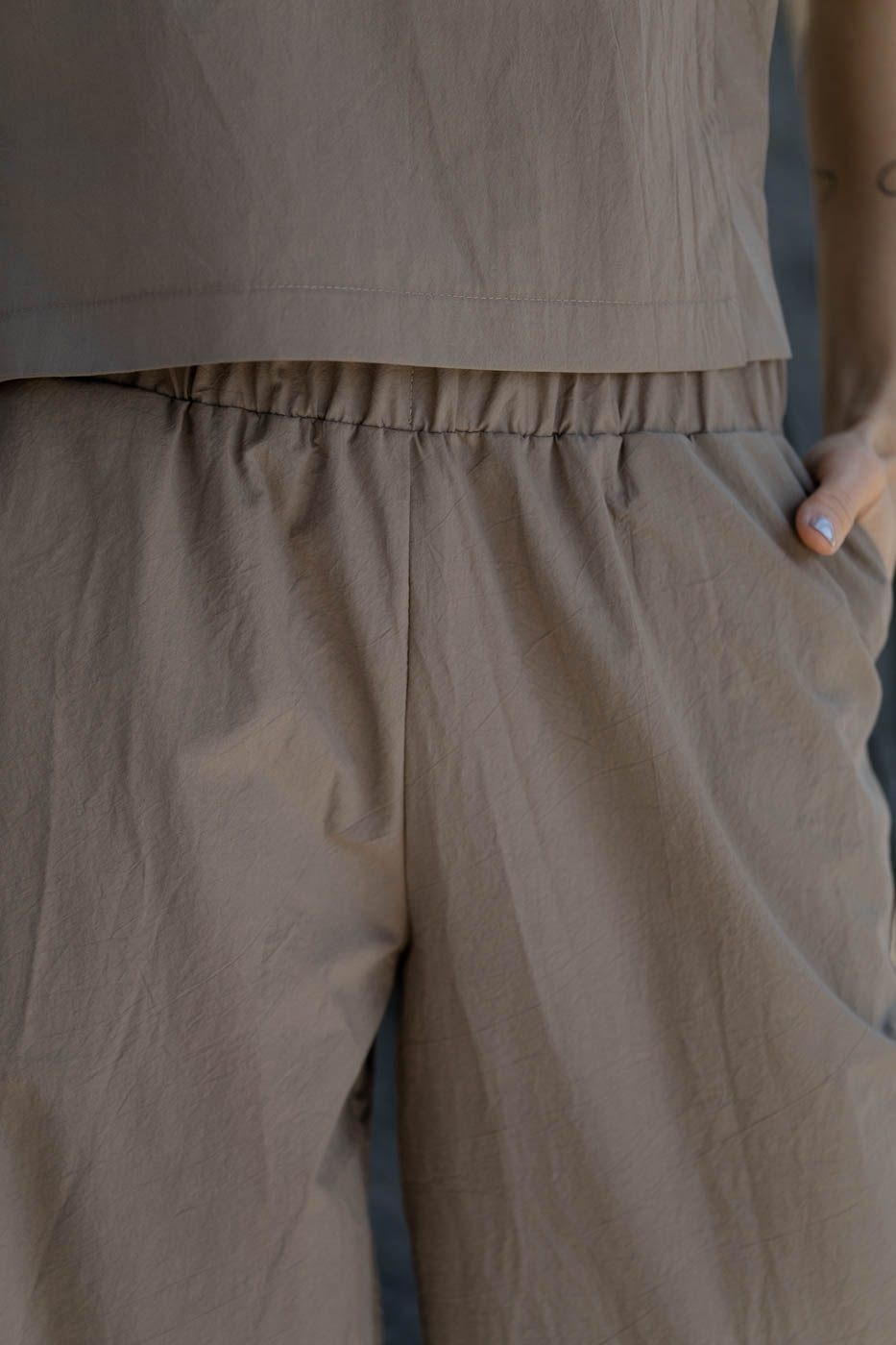 OSAKA /khaki cotton poplin/