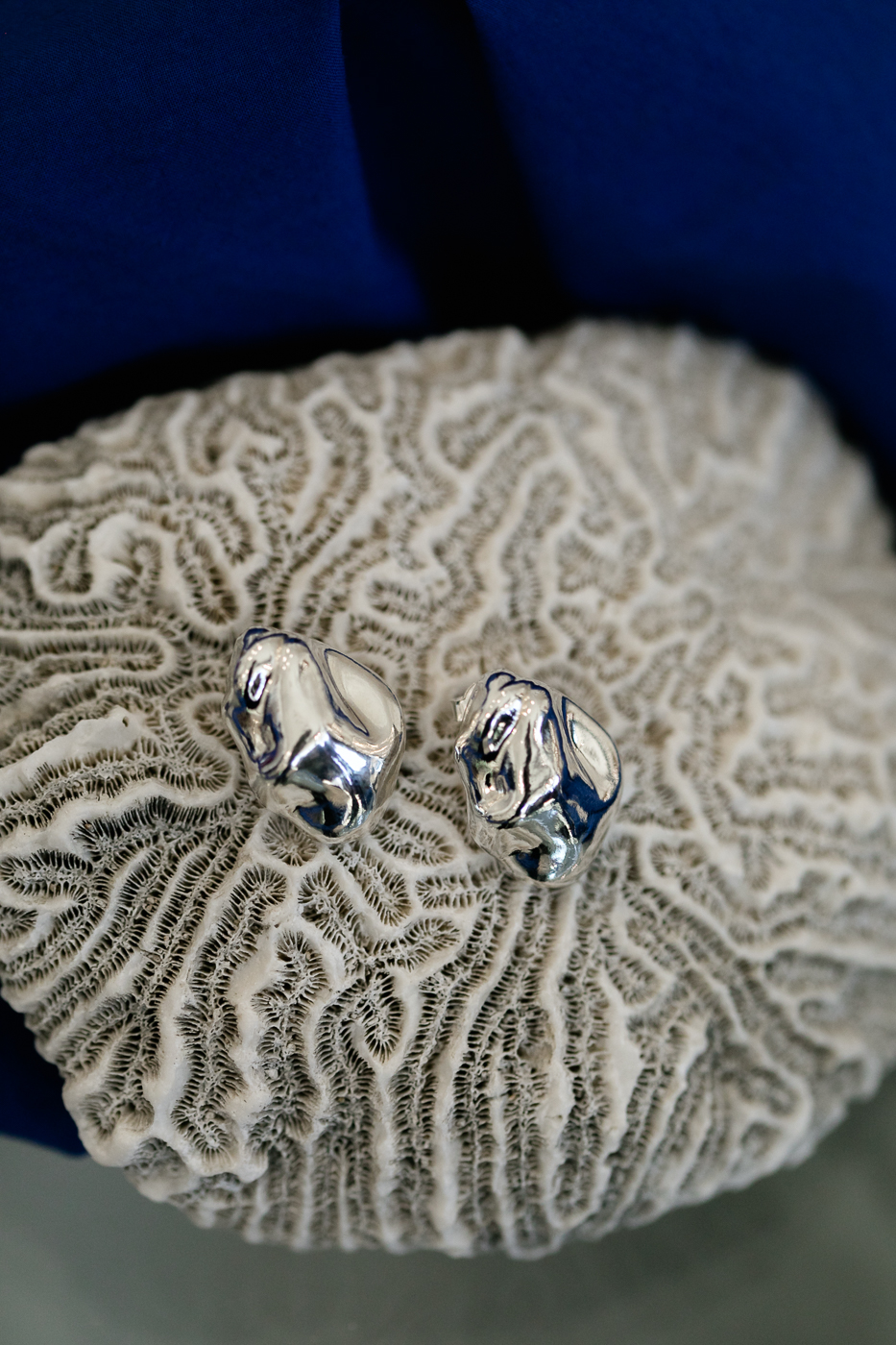 PEARL silver full earrings