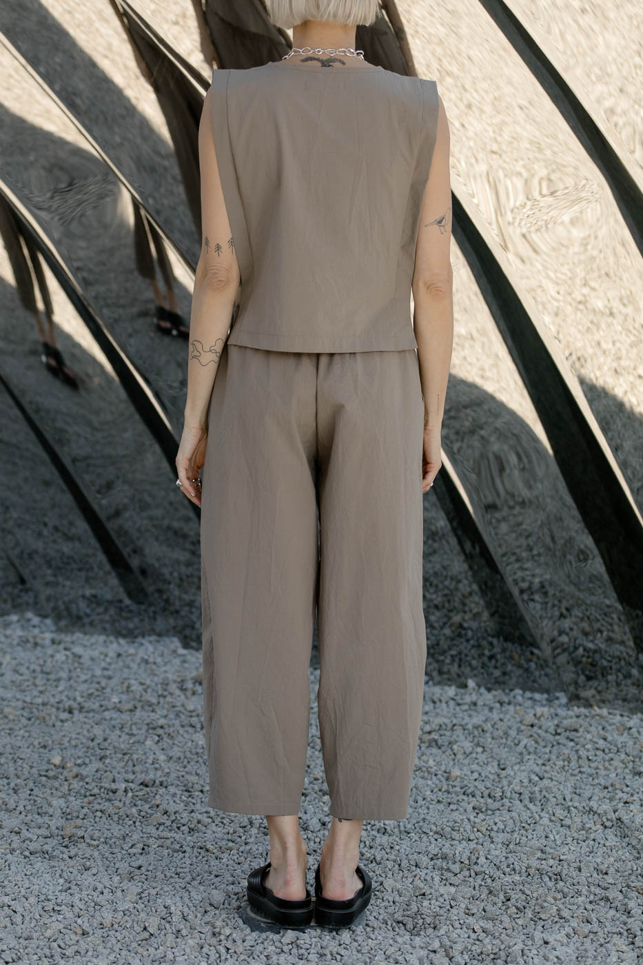 OSAKA /khaki cotton poplin/