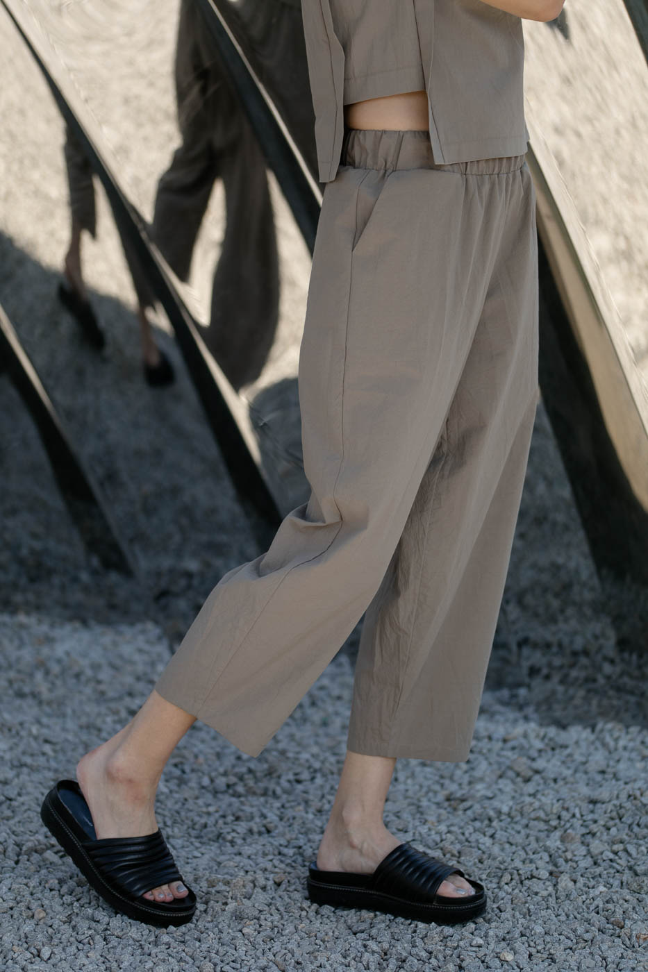 OSAKA /khaki cotton poplin/