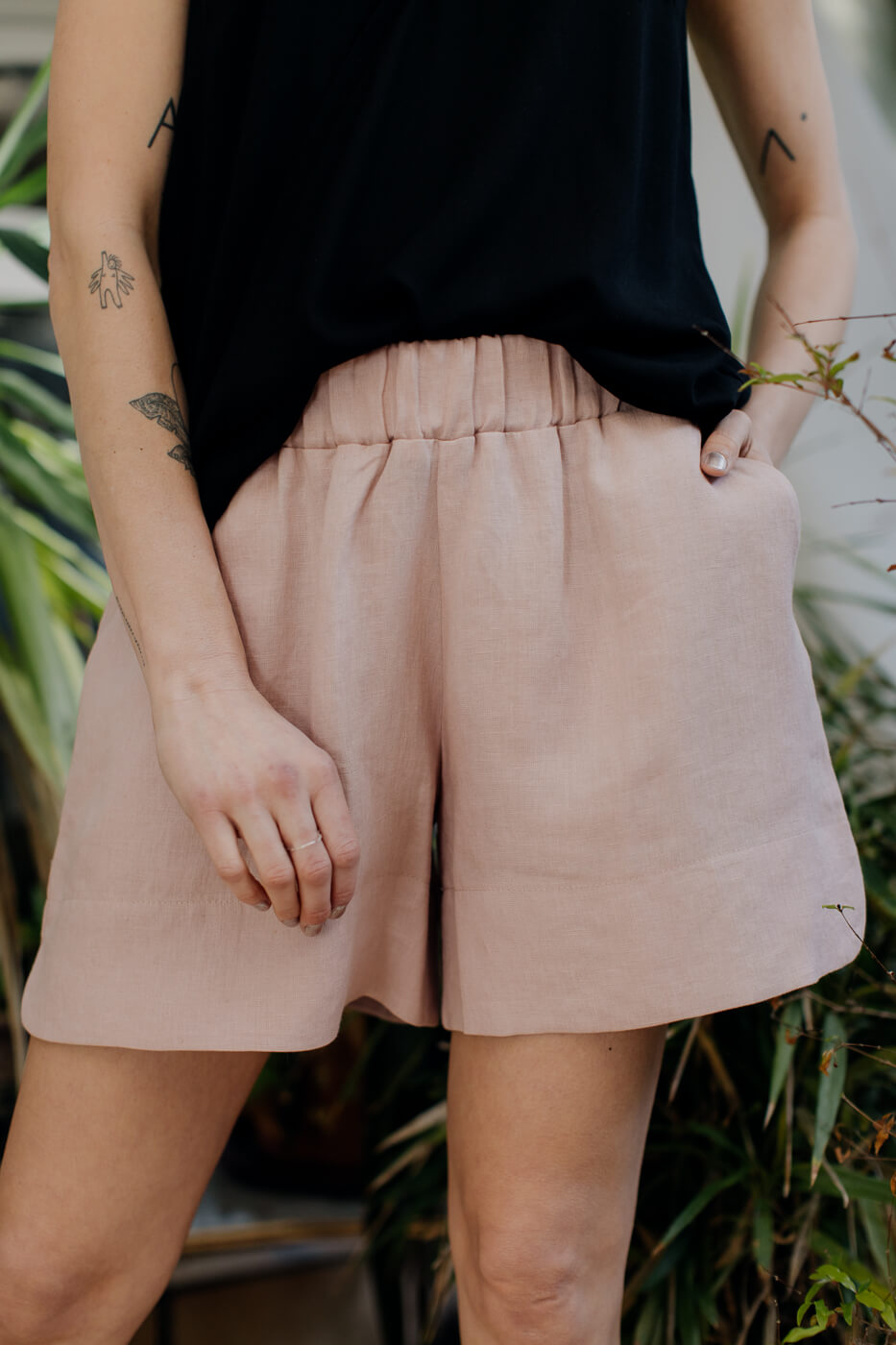 ROMA /pink linen/