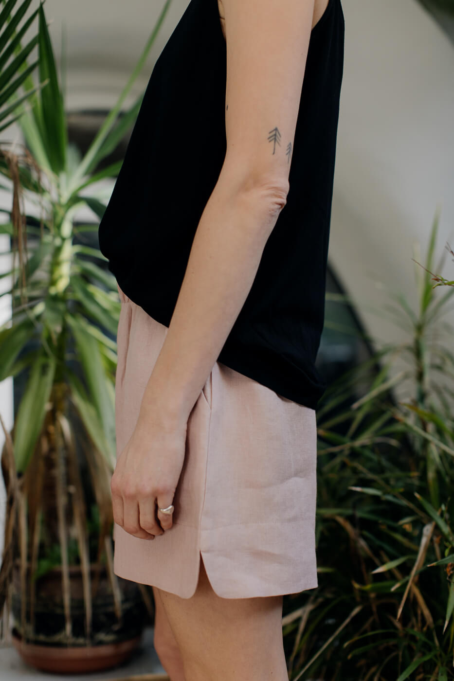 ROMA /pink linen/