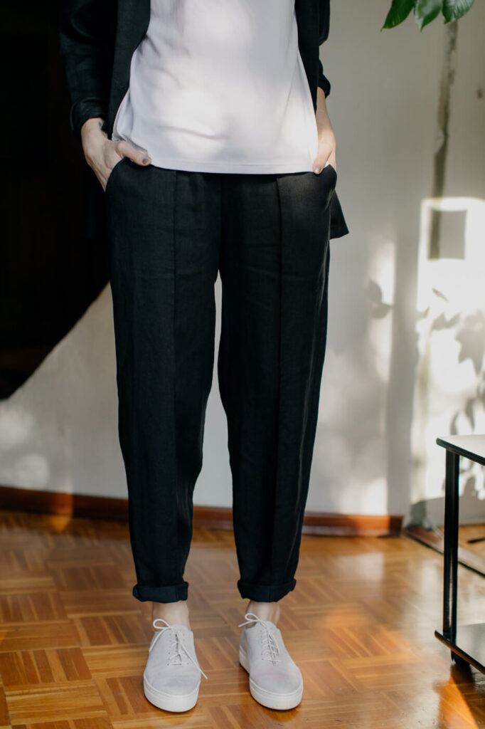 OFFICE /black linen/