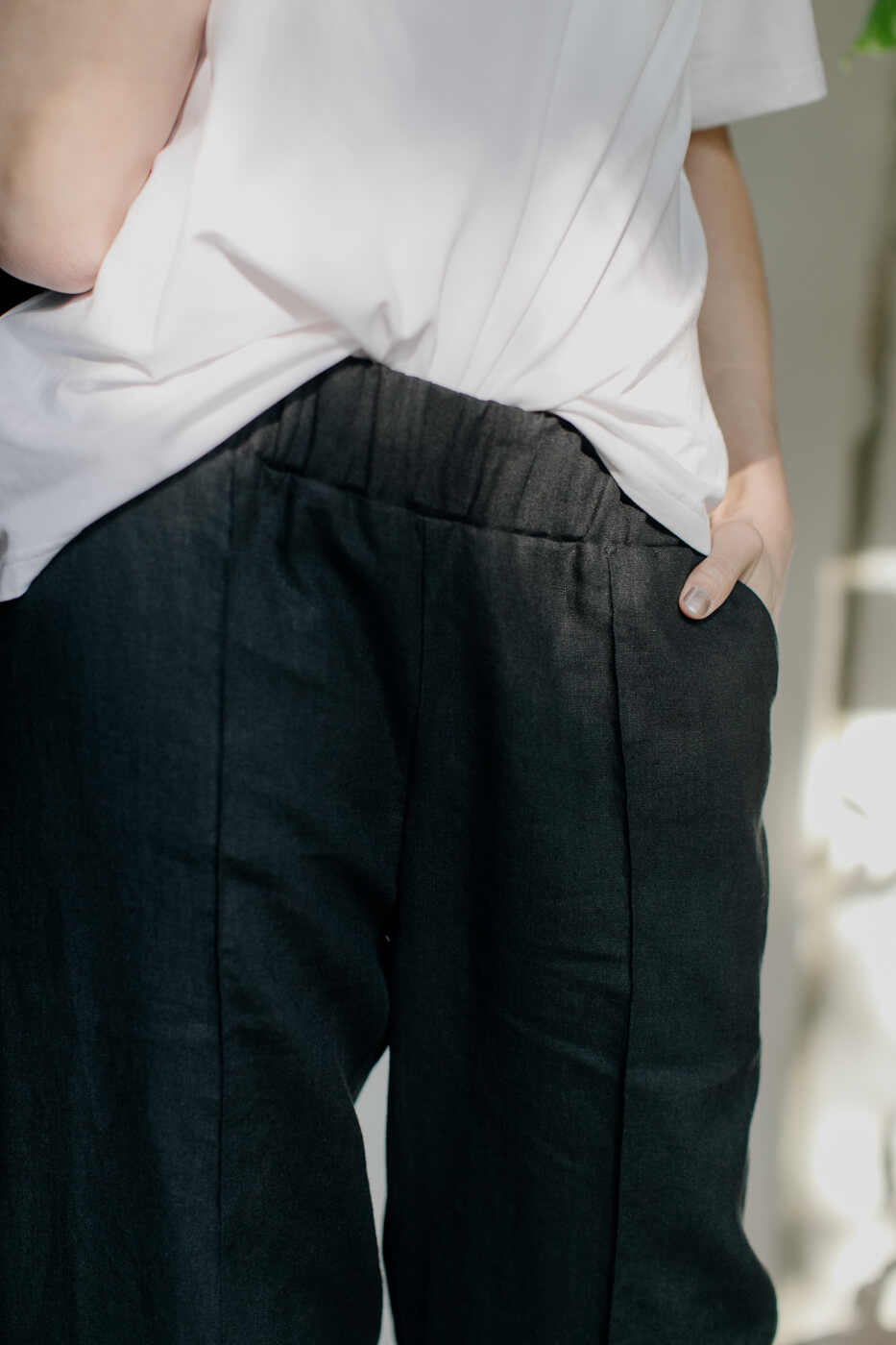 OFFICE /black linen/