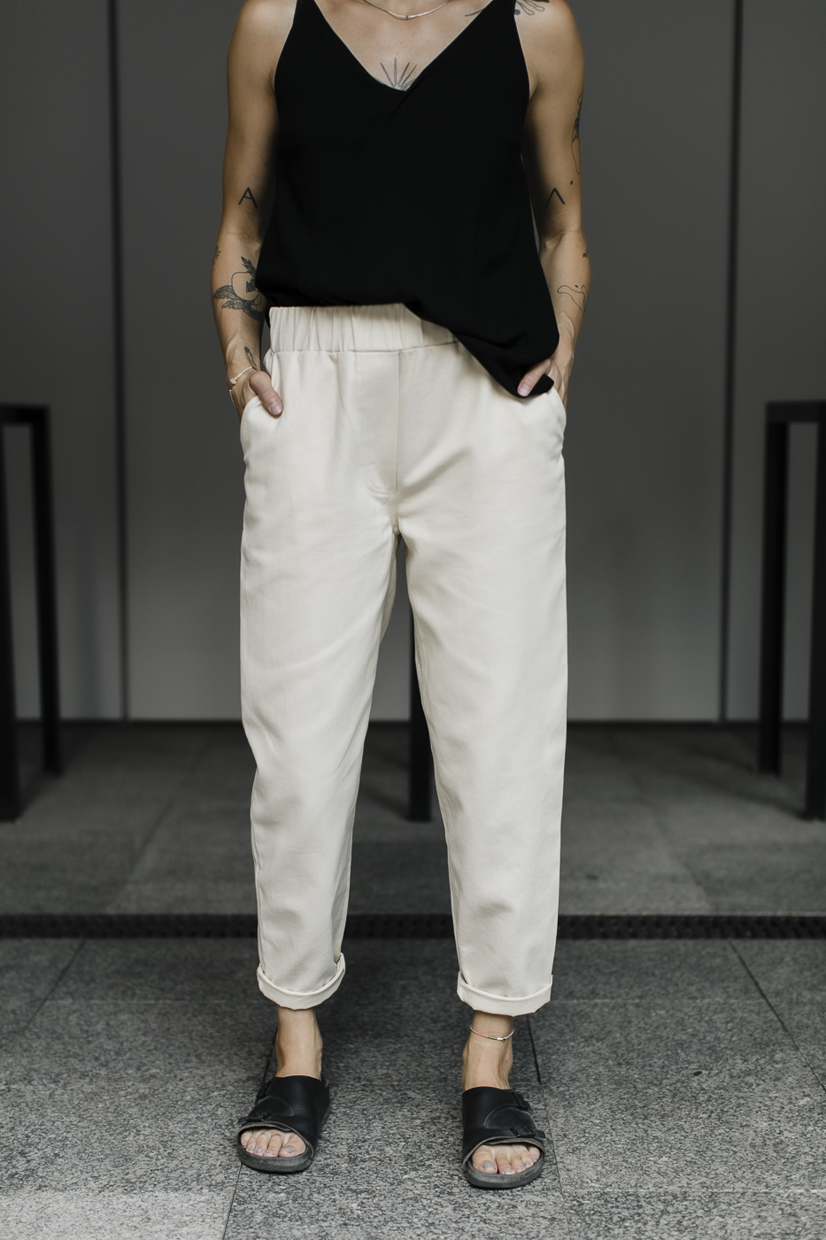 HI COMFY /ecru jeans/