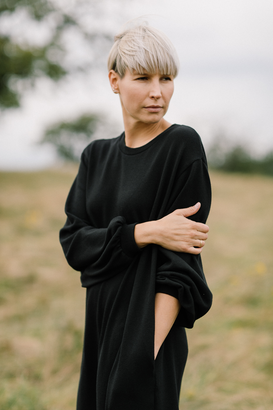 ROSA /black knitwear/