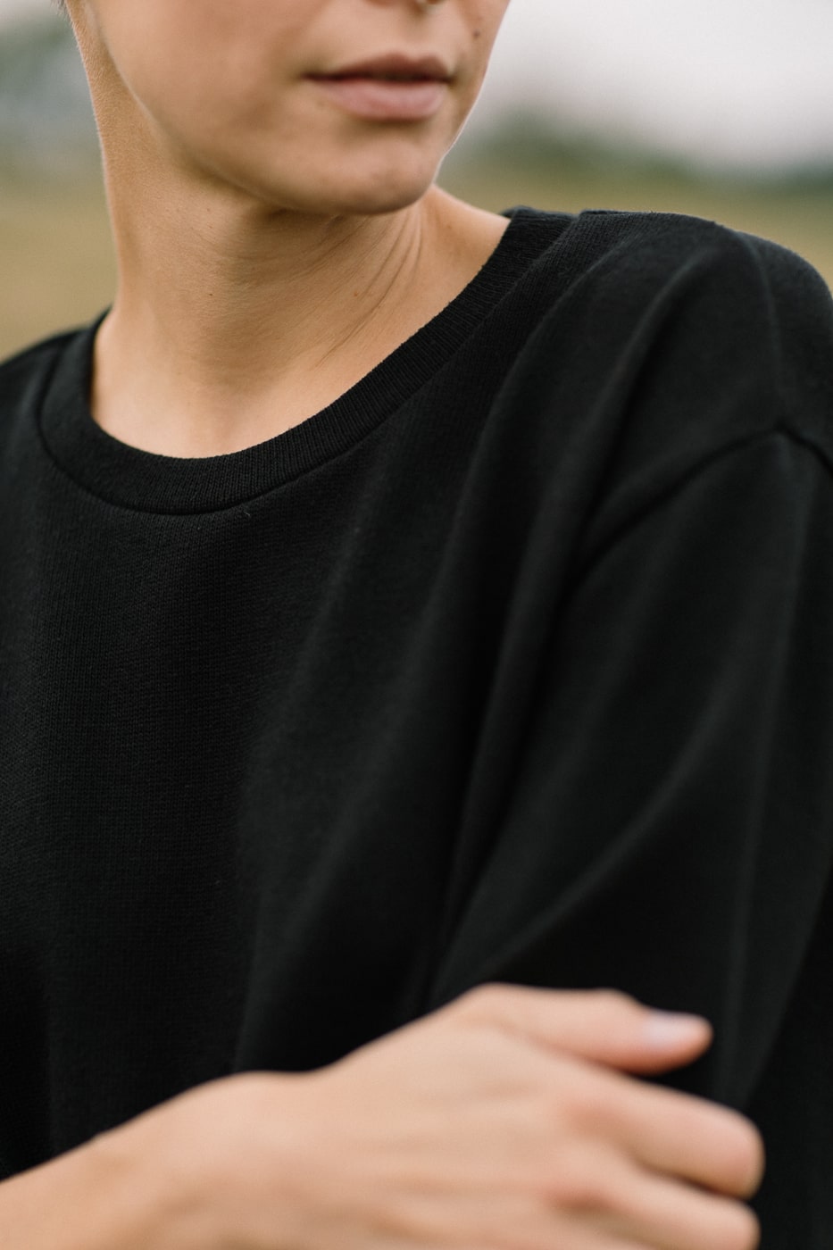 ROSA /black knitwear/