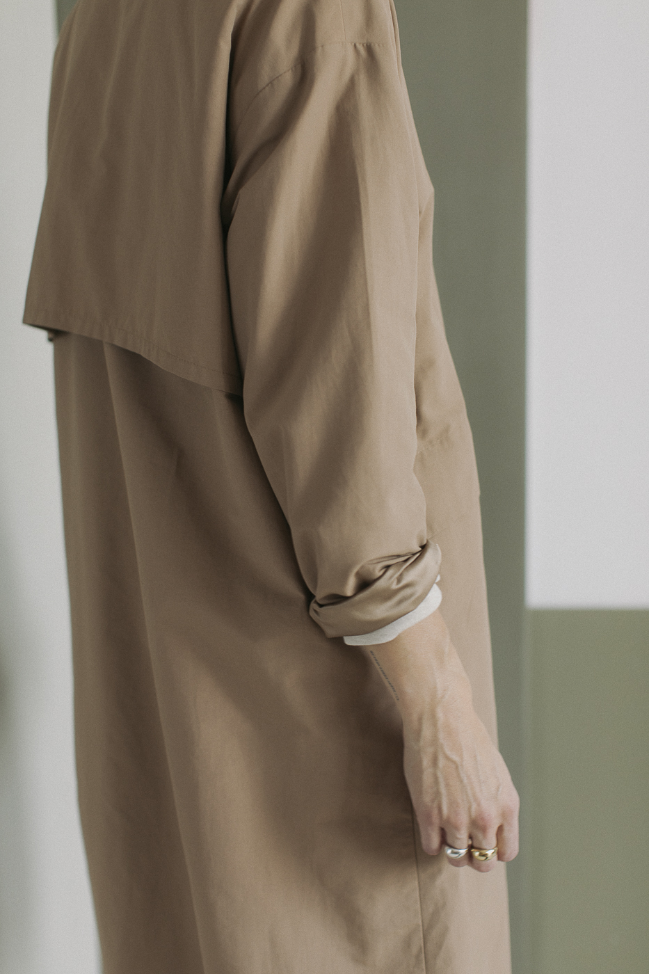 NAGA /cafe latte cotton+nylon/