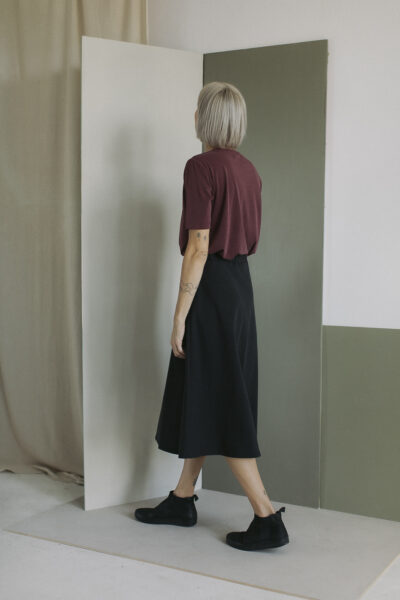 KIDDO /burgundy modal/