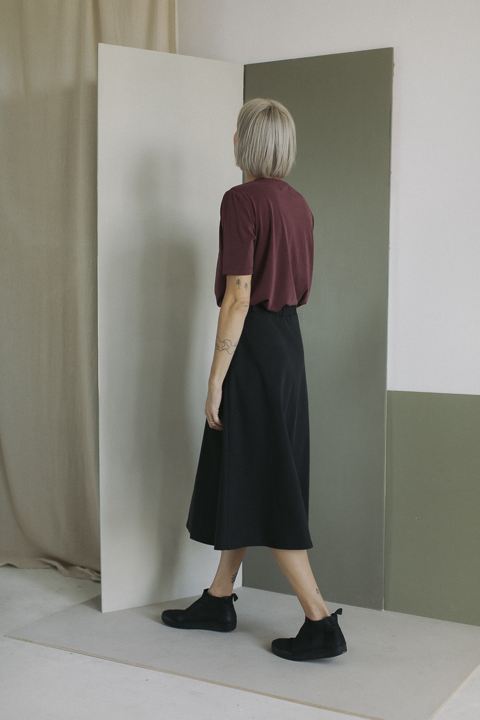 KIDDO /burgundy modal/