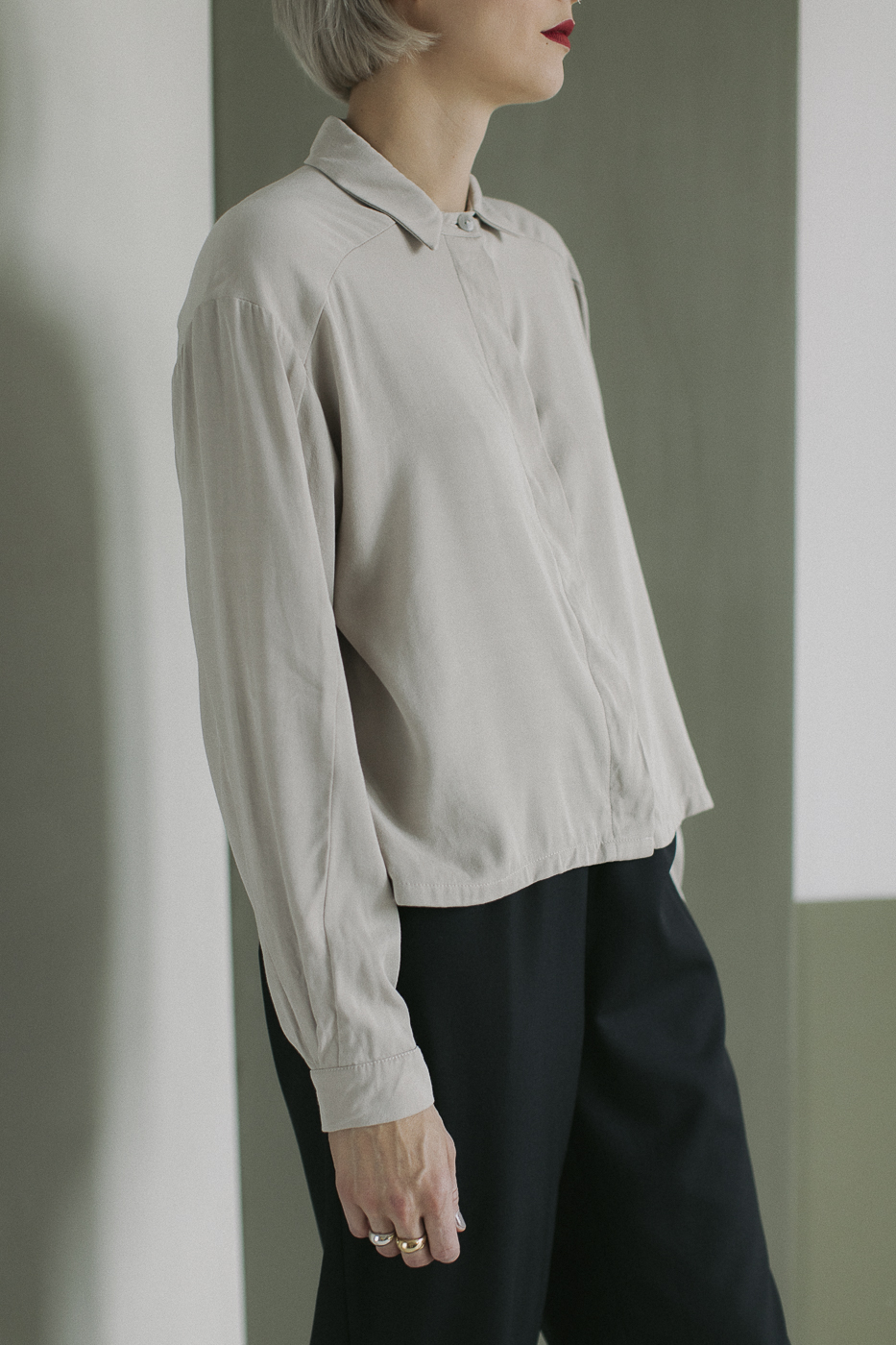 ARCHIE /beige lyocell+viscose/