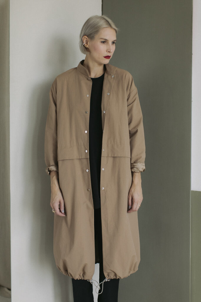 NAGA /cafe latte cotton+nylon/