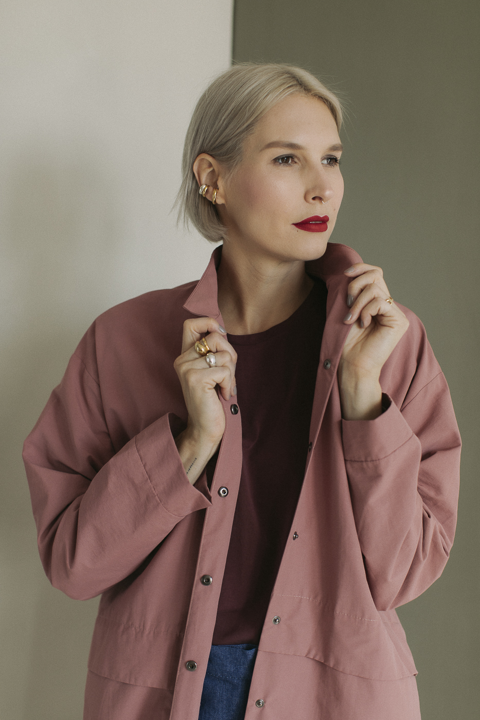 NAGA /rose cotton+nylon/