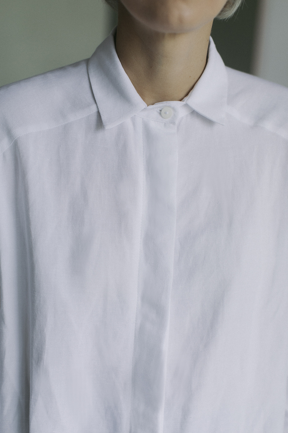 ARCHIE /white viscose+linen/