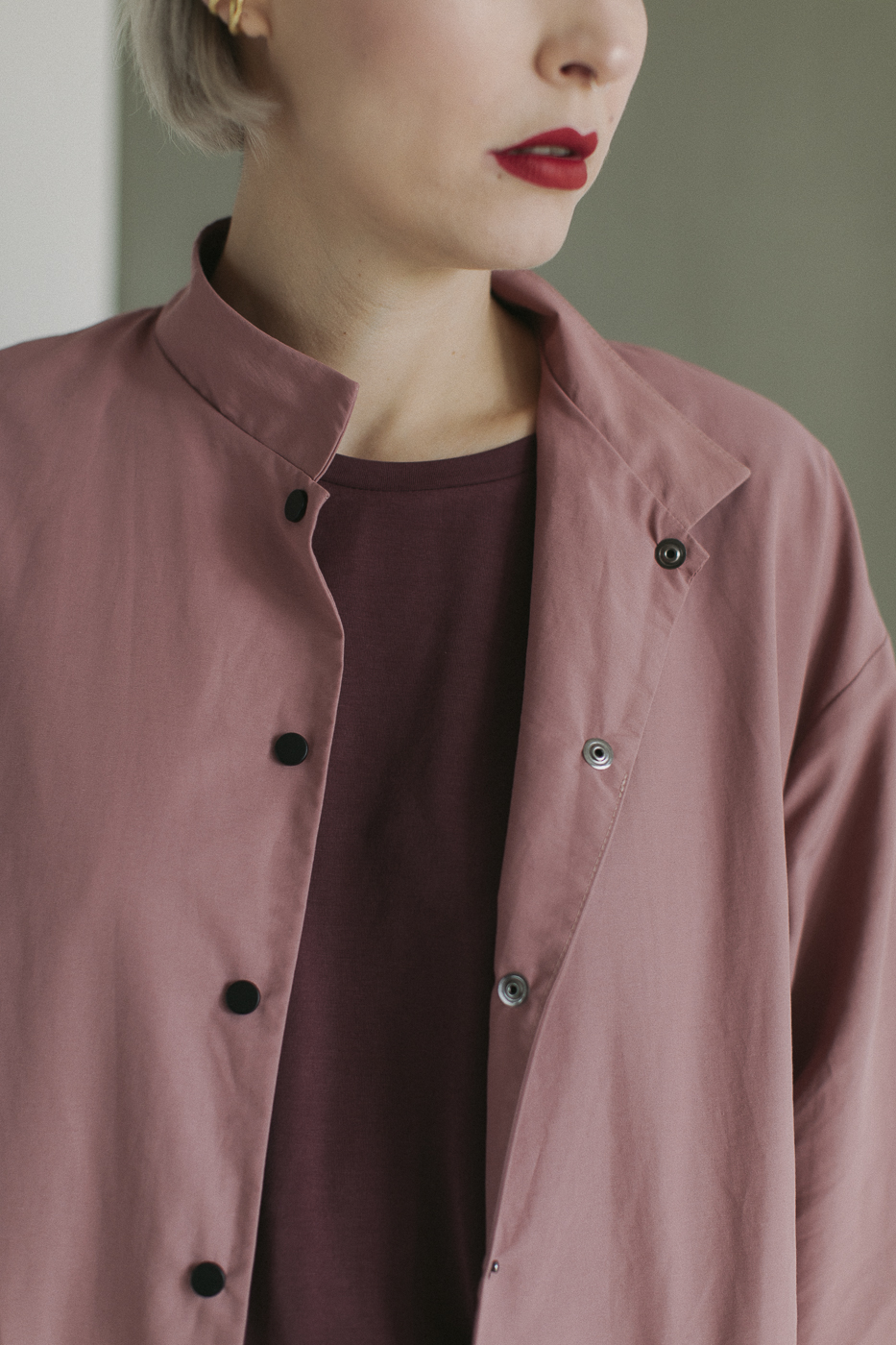 LONGI /burgundy modal/