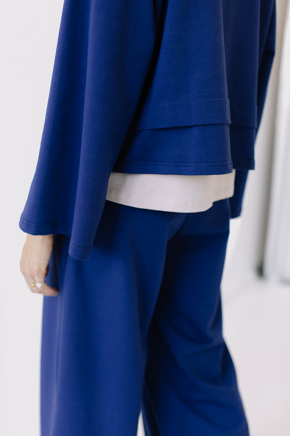 FUKU /navy blue cotton/