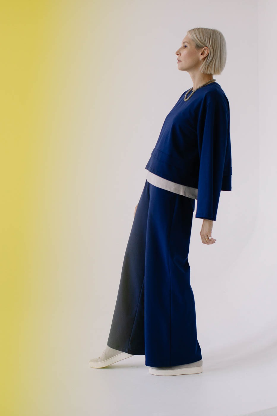 FIKA /navy blue cotton/