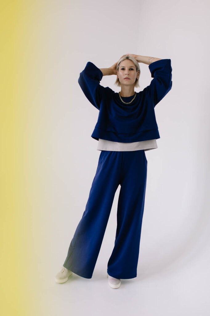 FIKA /navy blue cotton/