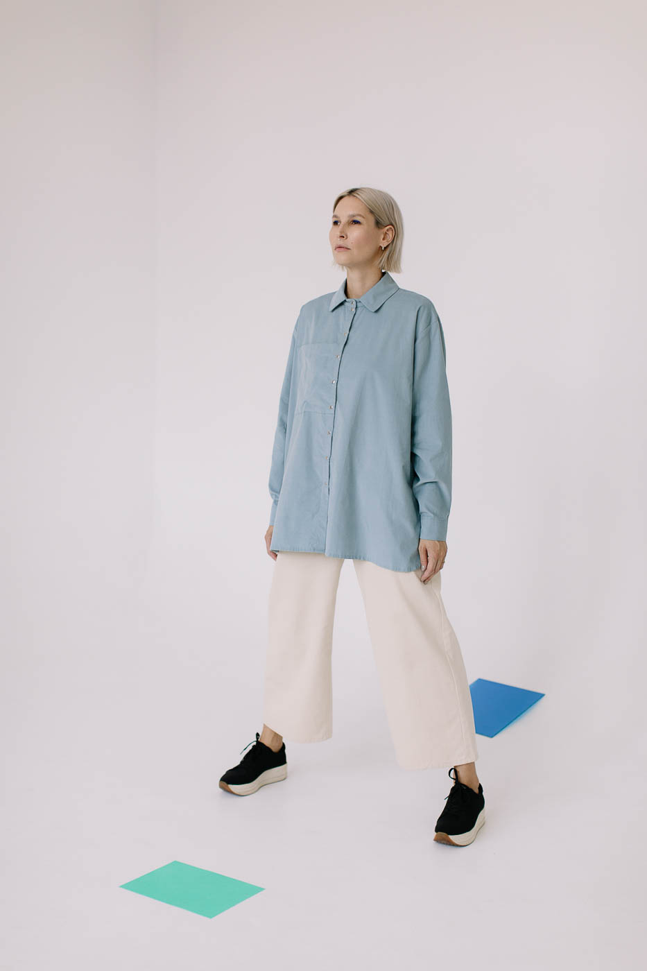 FLORIDA /light blue corduroy/