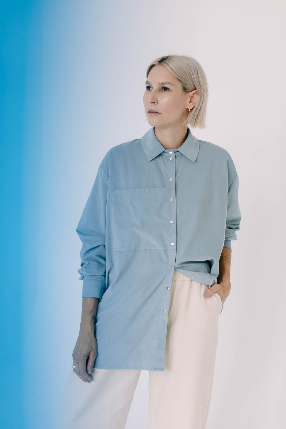 FLORIDA /light blue corduroy/