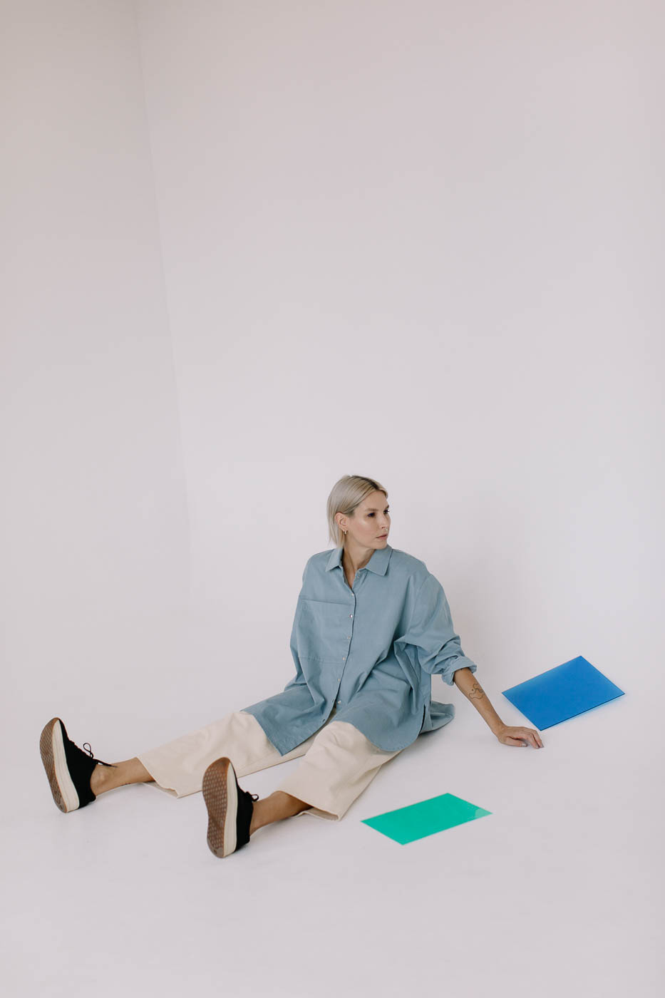 FLORIDA /light blue corduroy/