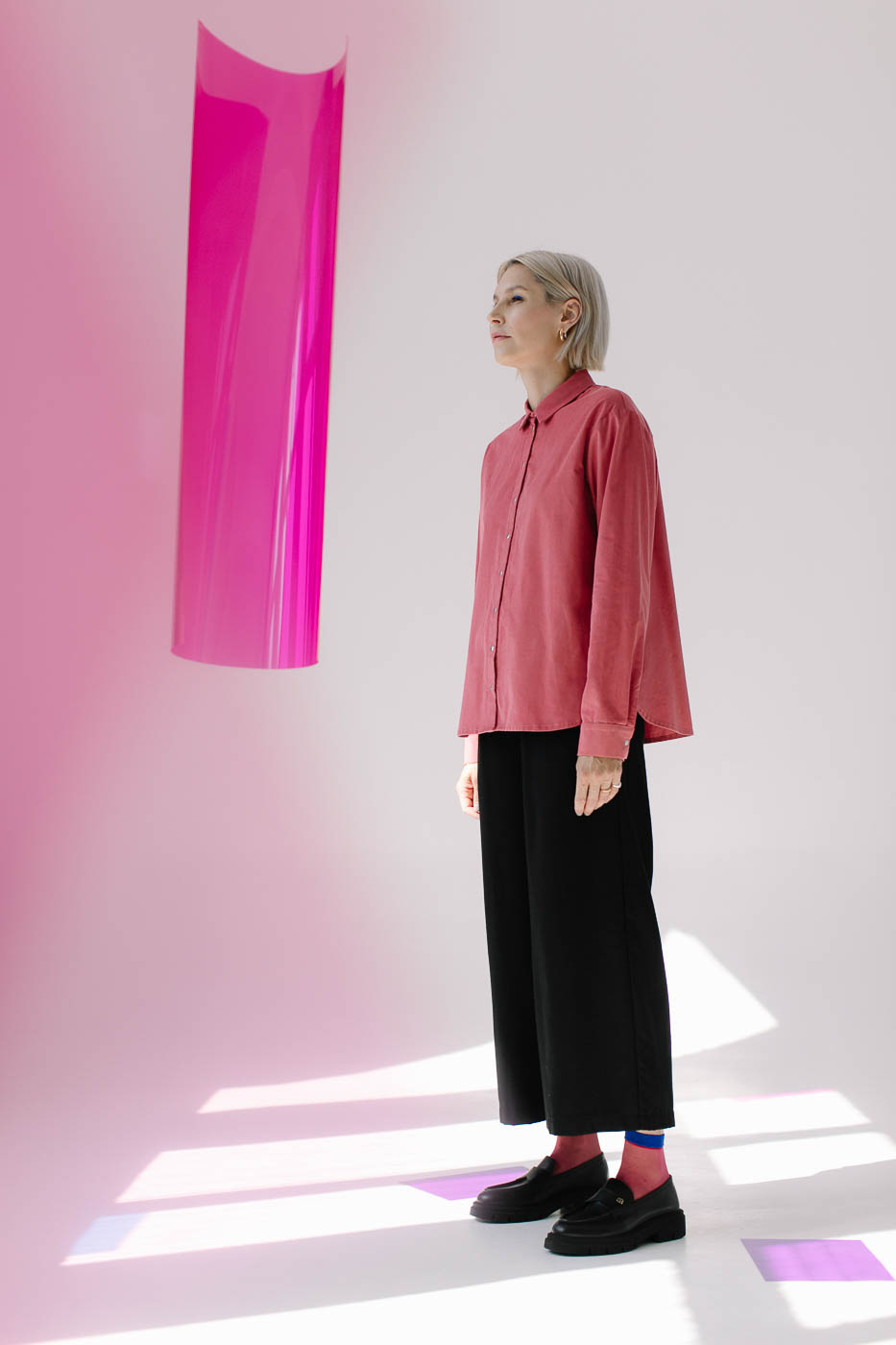 JACKIE /black winter wool/