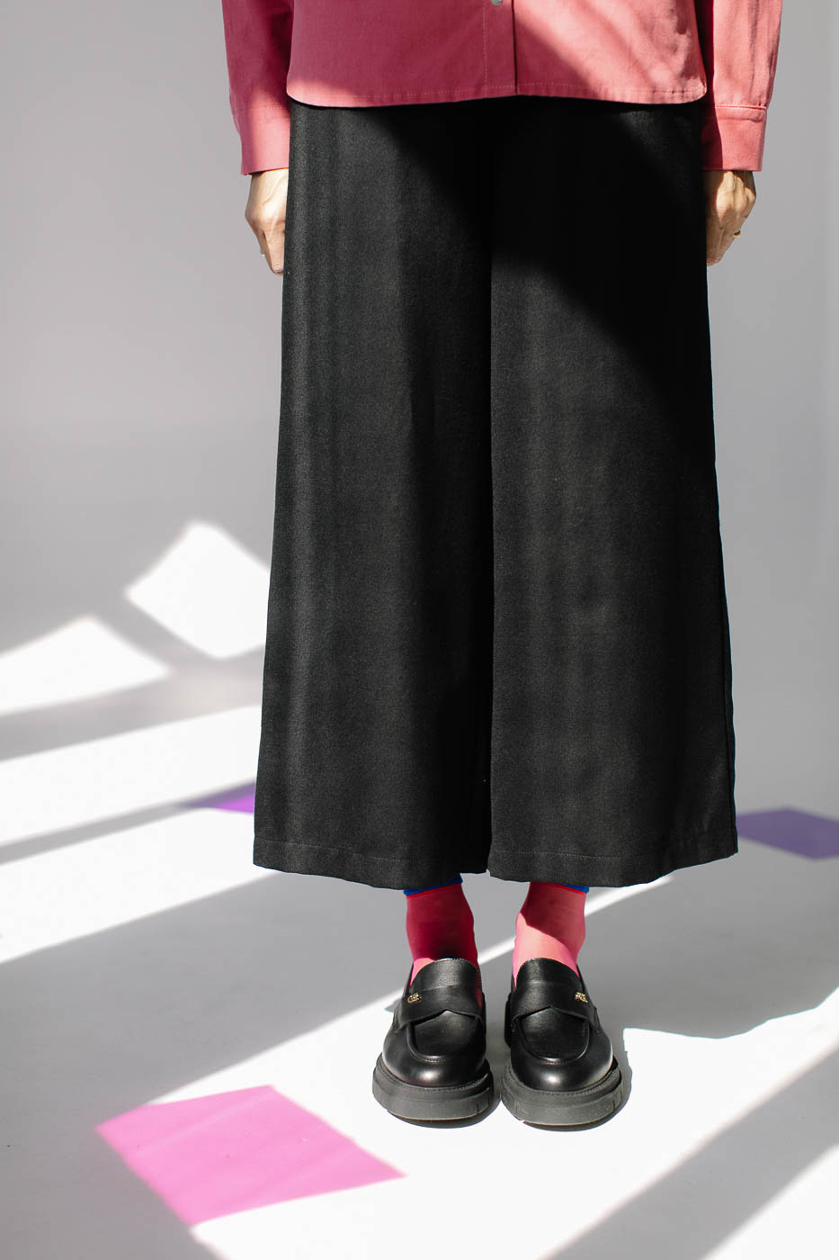 JACKIE /black winter wool/