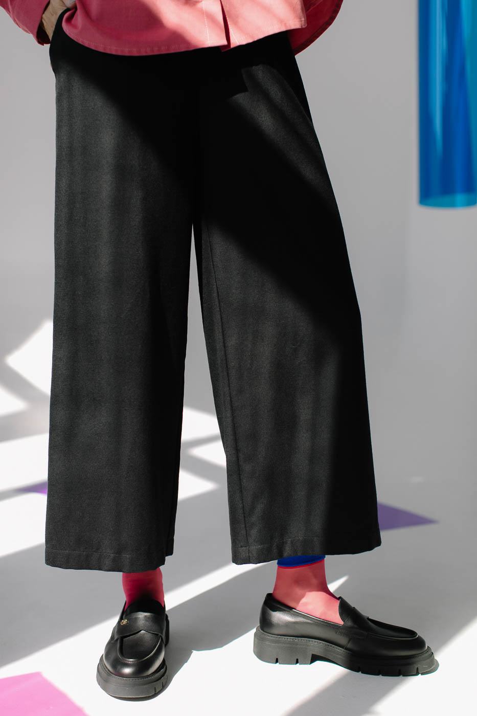 JACKIE /black winter wool/