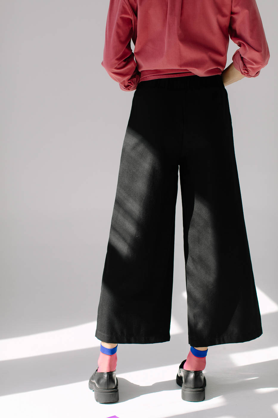 JACKIE /black winter wool/