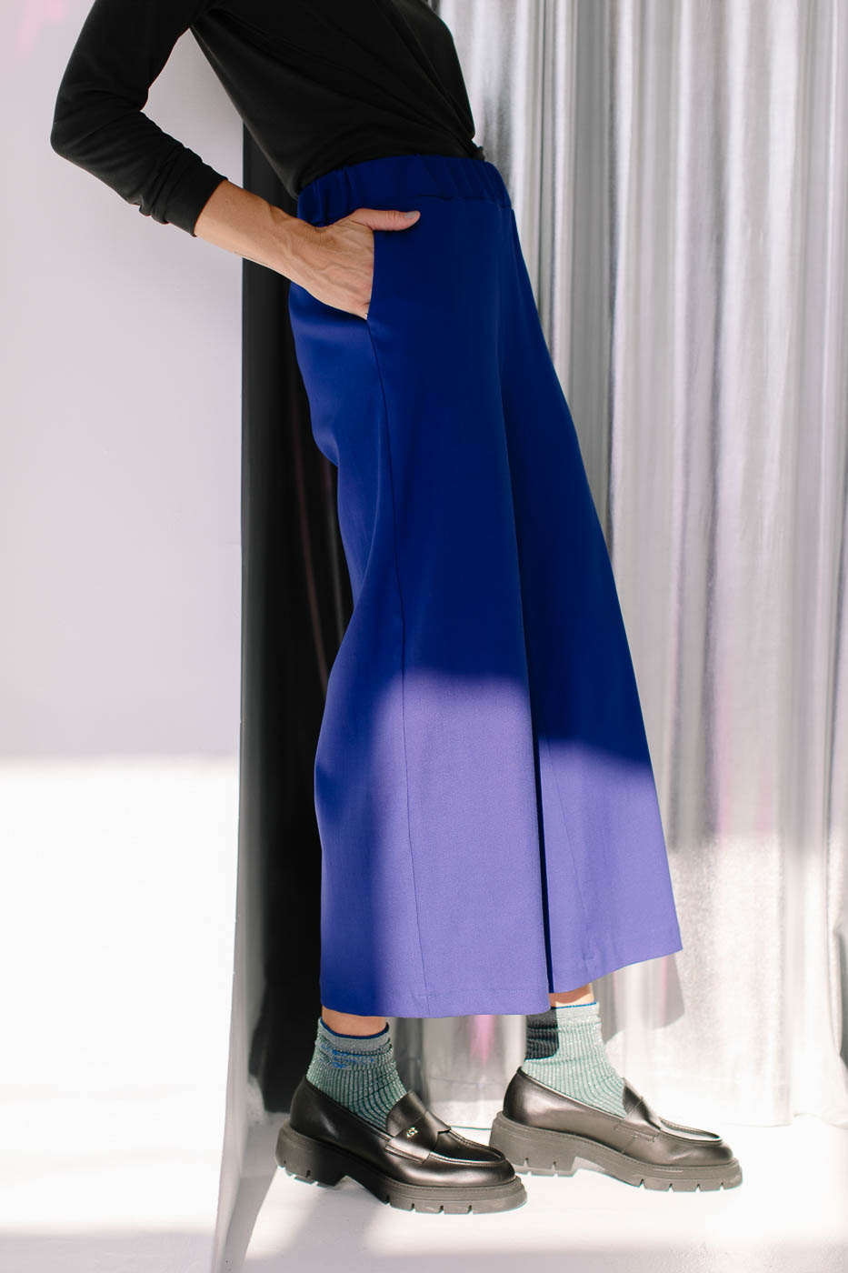 JACKIE /cobalt blue wool/