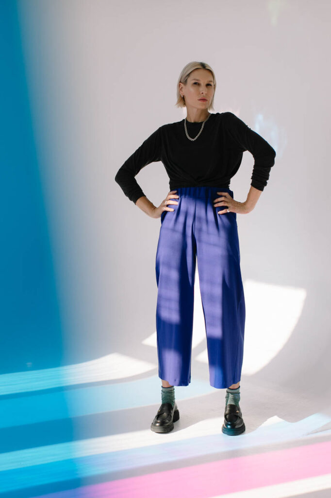 JACKIE /cobalt blue wool/