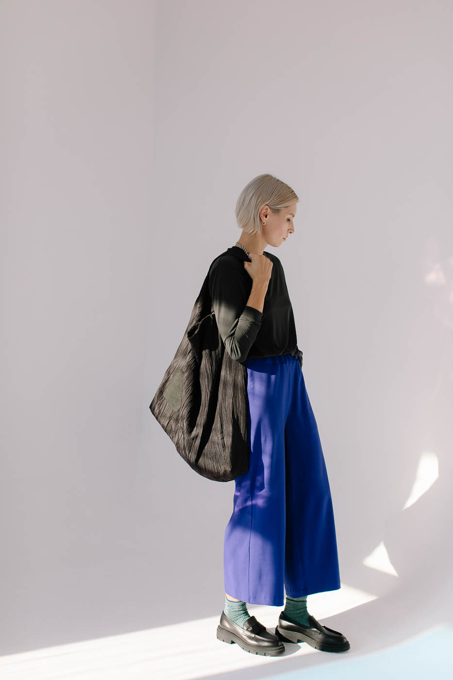 JACKIE /cobalt blue wool/