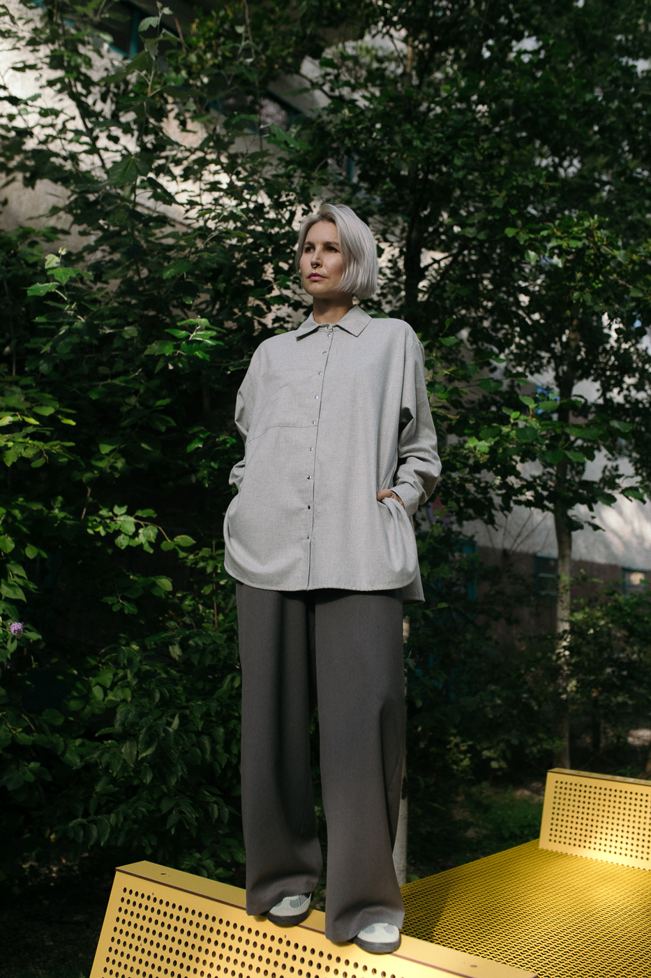 FLORIDA /light gray flannel/