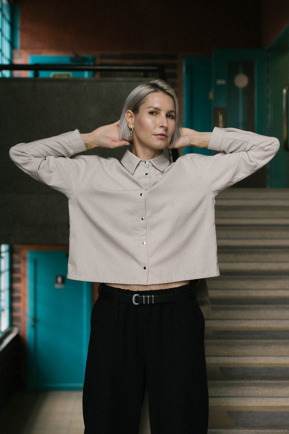 ARCHIE /beige flannel/