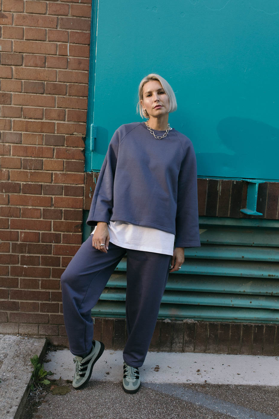 STAY HOME /indigo cotton/