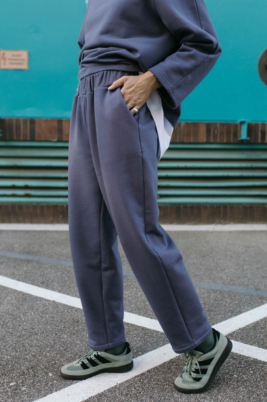 STAY HOME /indigo cotton/