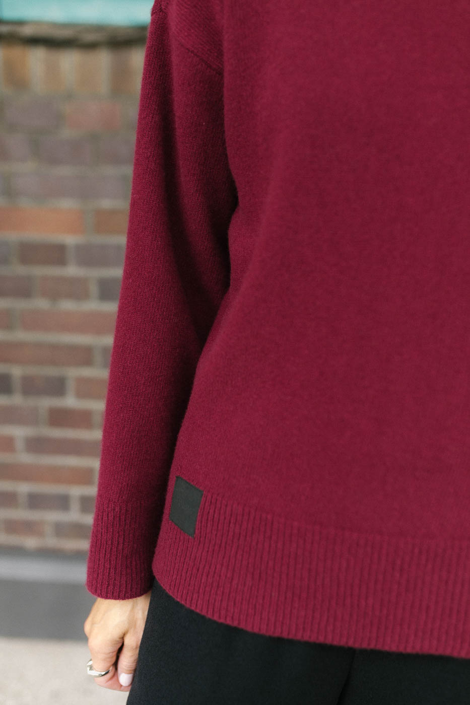 REINE /beetroot merino+cashmere/