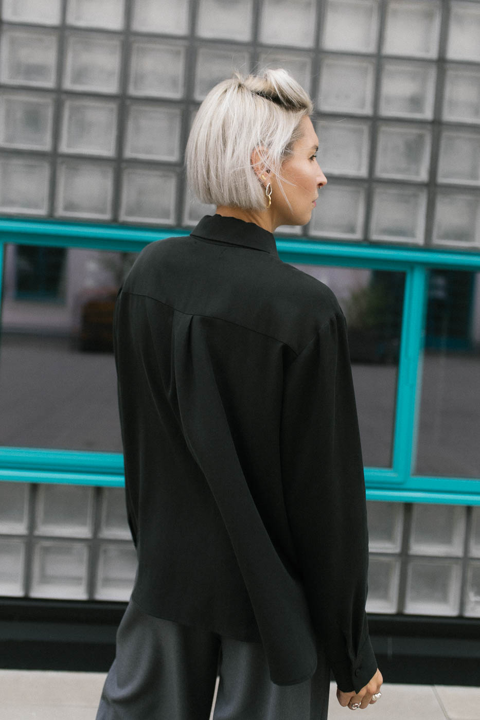 MITTE /charcoal lyocell/