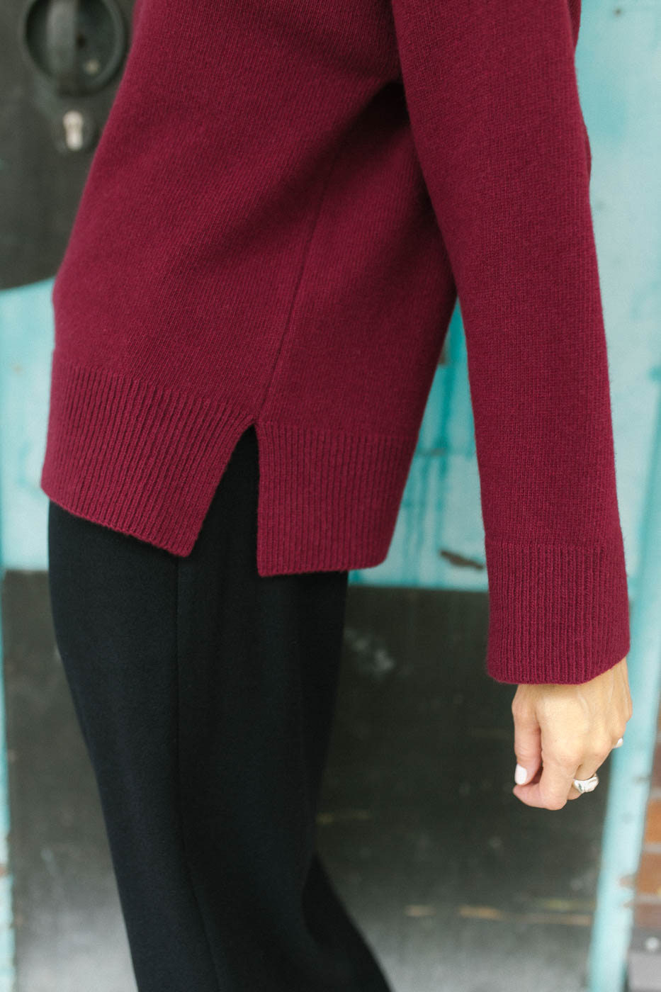REINE /beetroot merino+cashmere/