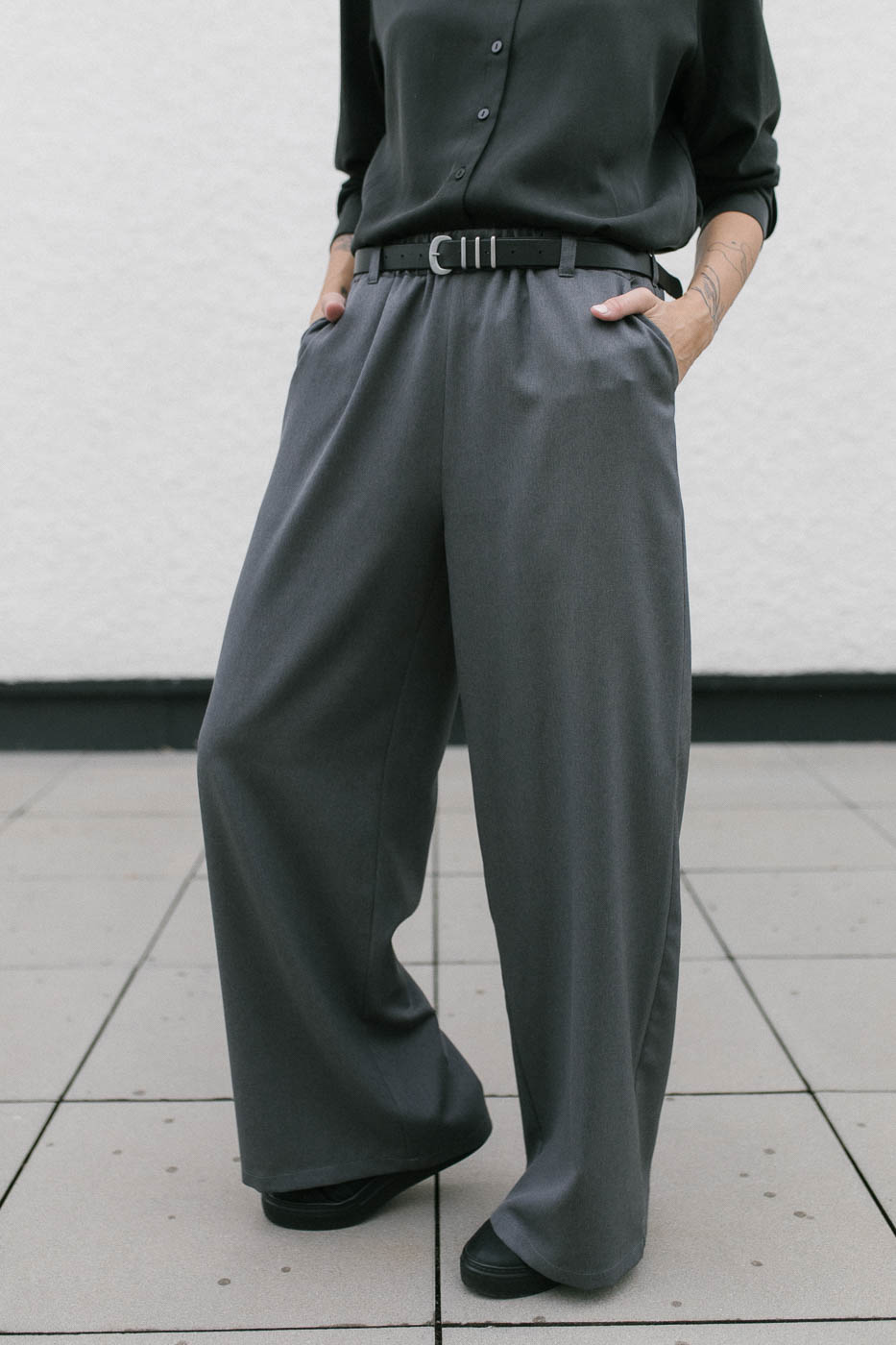 BELT /black leather/