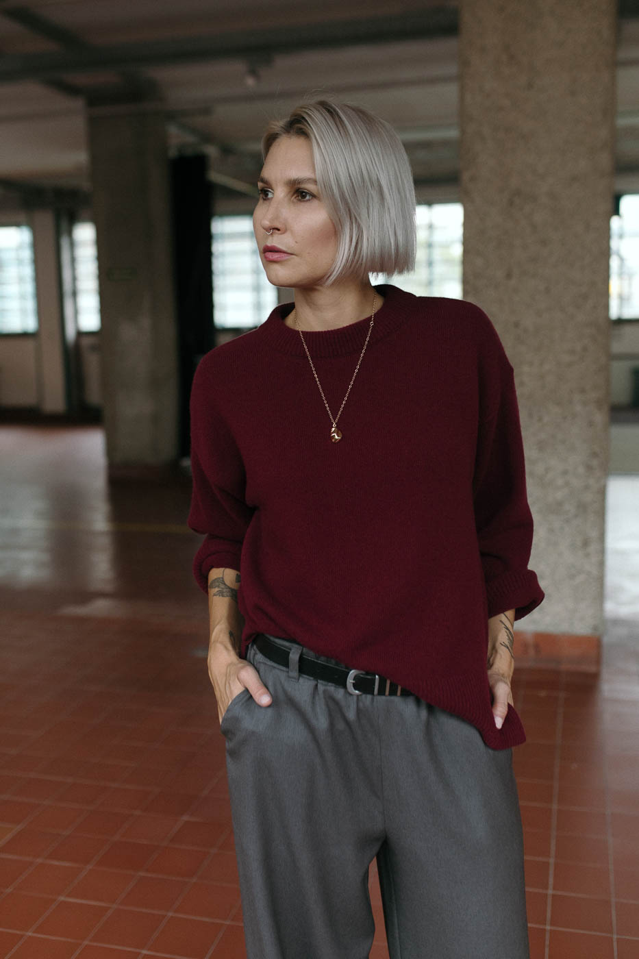 PEARL golden full necklace