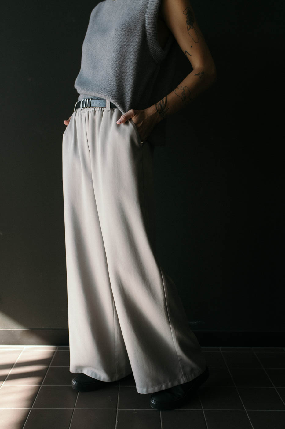 STØ /gray merino+cashmere/