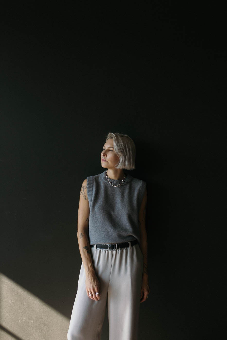 FIKA /silver gray lyocell/