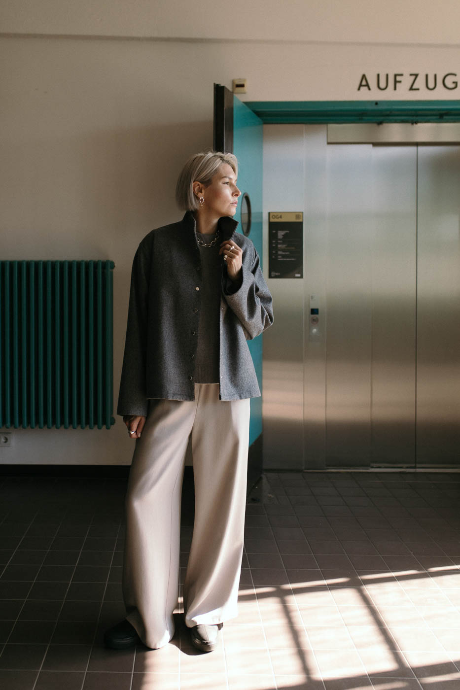 SAKAI /graphite wool/