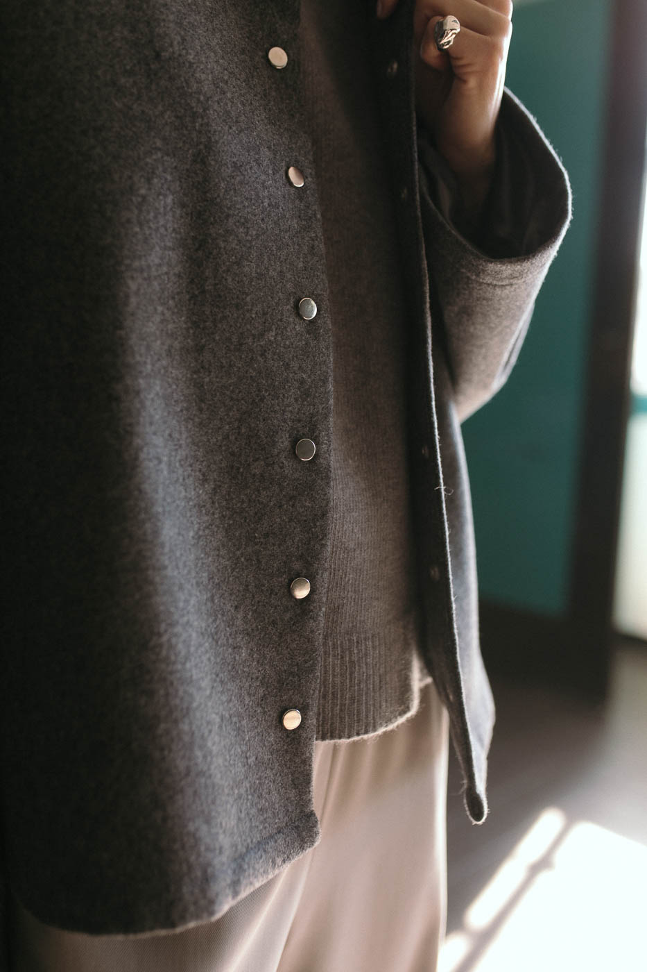 SAKAI /graphite wool/