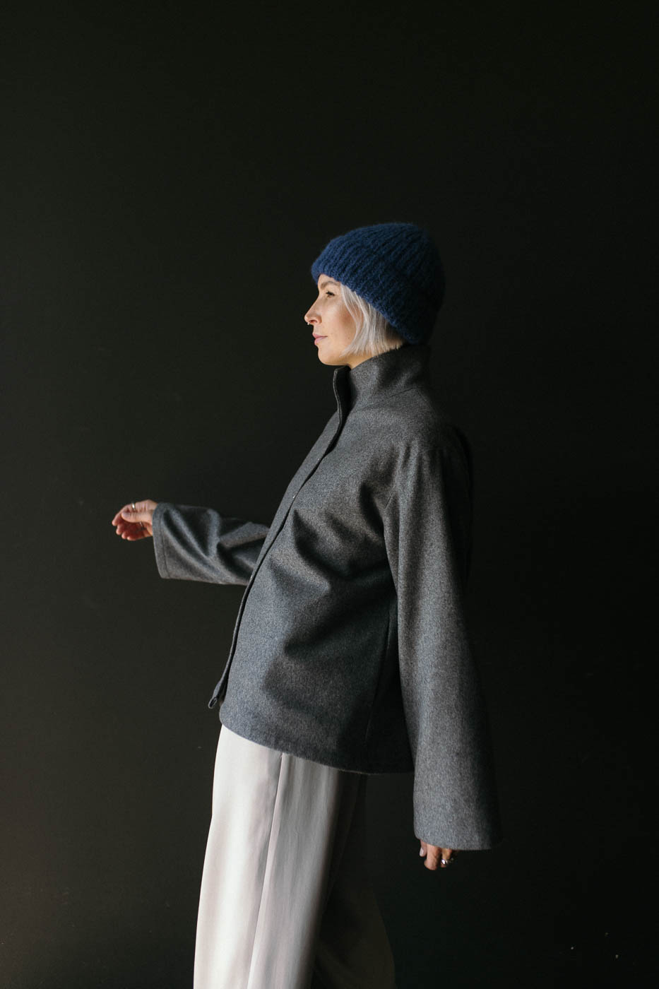 SAKAI /graphite wool/
