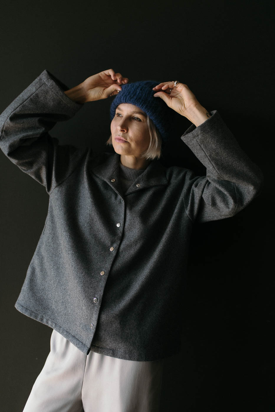 SAKAI /graphite wool/