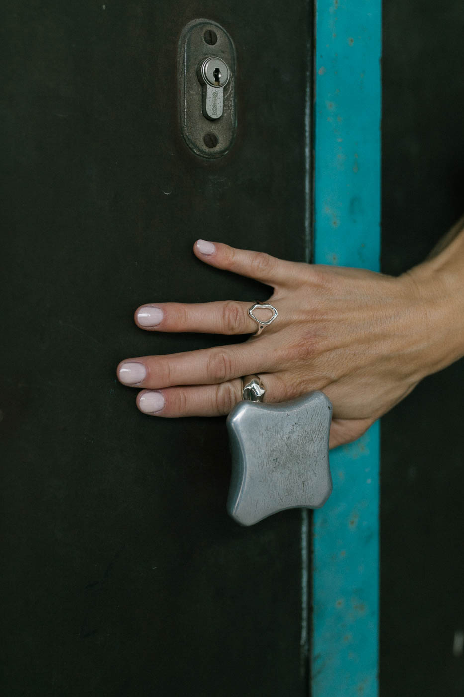 PEARL silver empty ring