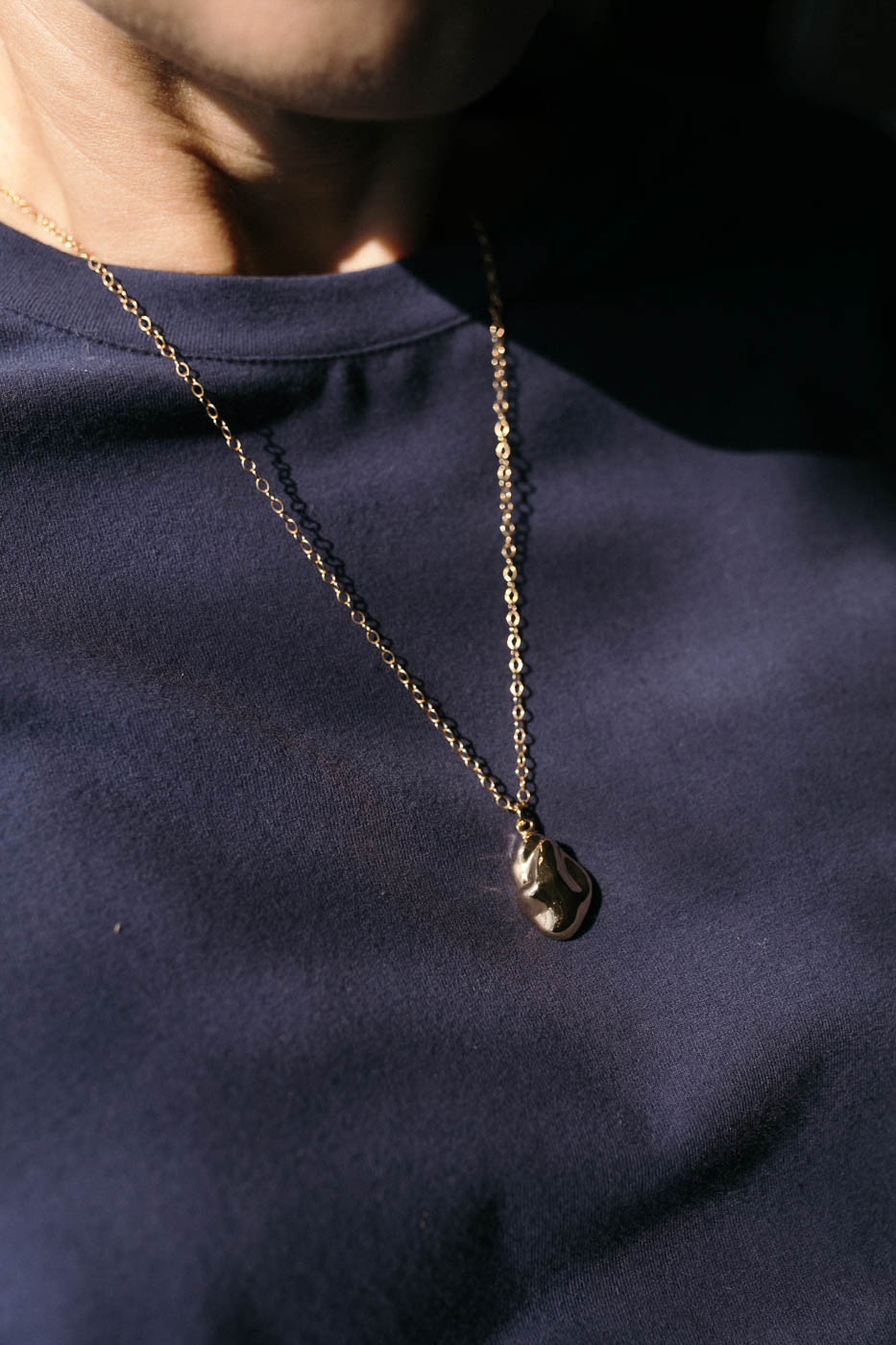 PEARL golden full necklace