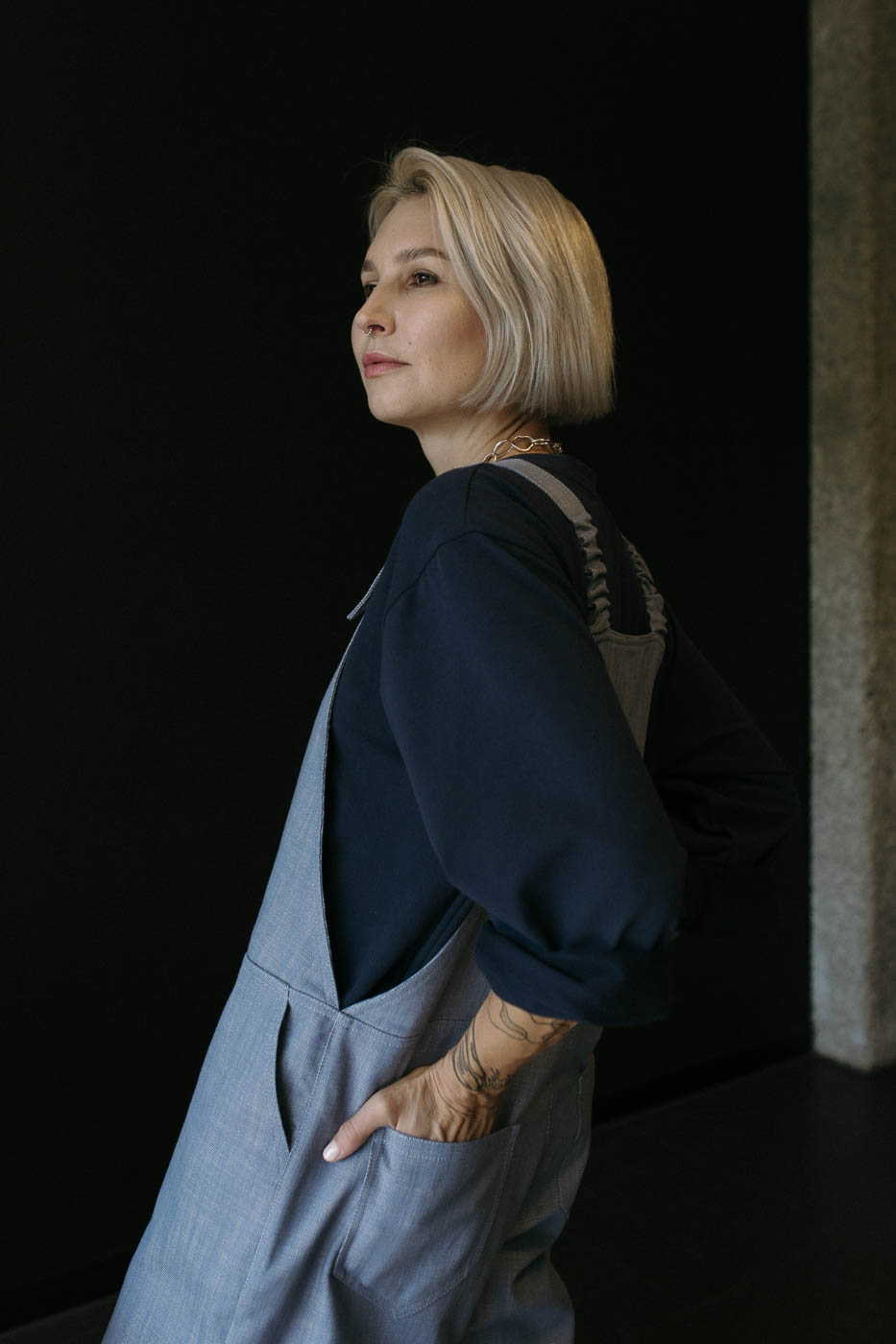 KATIE /blue melange jeans/